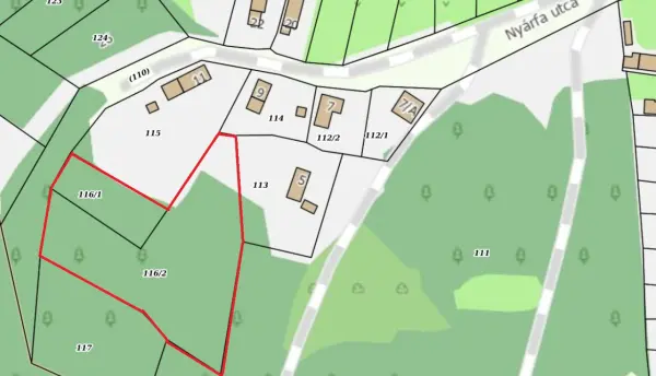 Eladó Építési telek, Erdőkürt 5455 m² 15.5 M Ft
