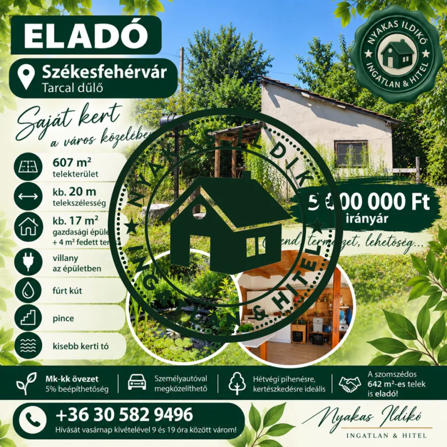 eladó gazdasági ingatlan, Székesfehérvár