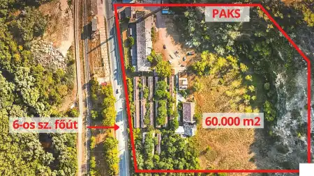 Eladó ipari ingatlan, Paks 1 m² 650 M Ft